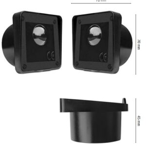 Coppia Fotocellule Da Incasso 12/24v